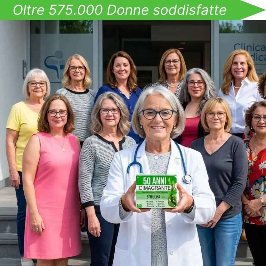 Donne soddisfatte con medico in un centro di salute.