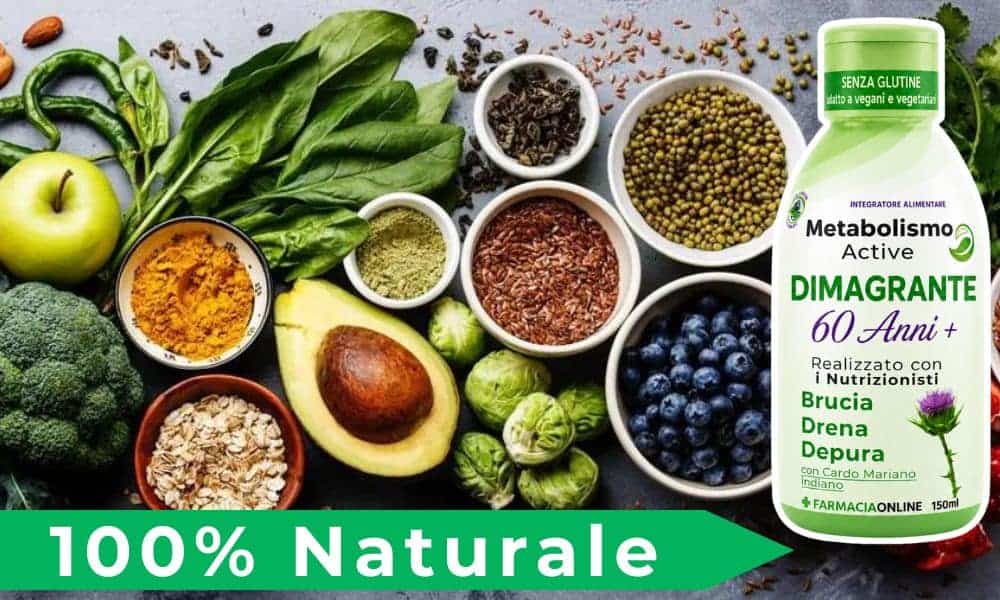 Integratore naturale per metabolismo attivo e benessere a 60 anni.