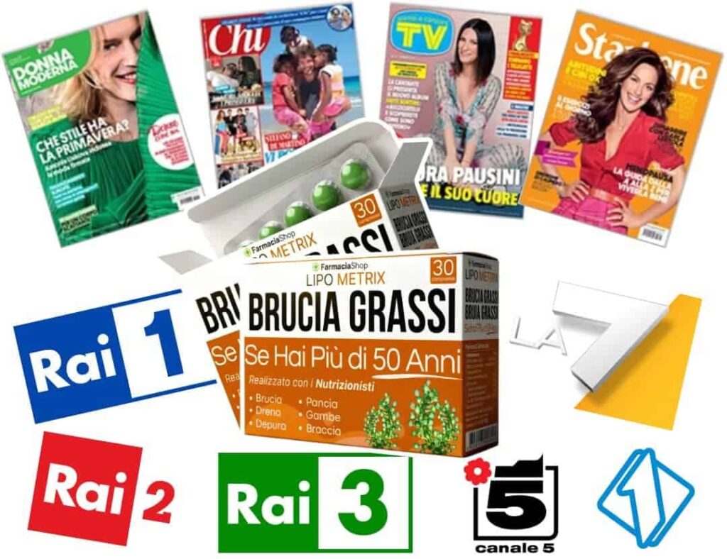 Integratori naturali e riviste di benessere per over 50.