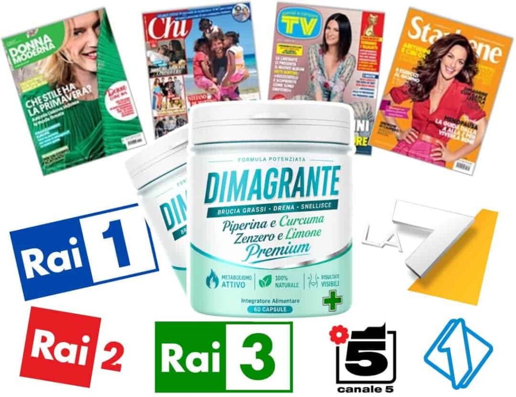 Integratore dimagrante con Piperina, Curcuma, Zenzero e Limone in capsule.