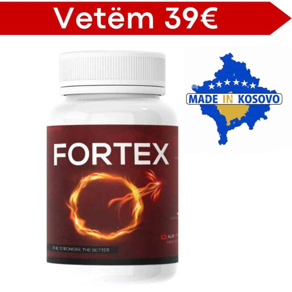 Integratore Fortex con simbolo di Kosovo e prezzo 39€.